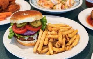 Burger and Fries